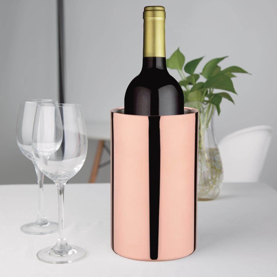 Olympia Copper Plated Wine & Champagne Cooler - DR741