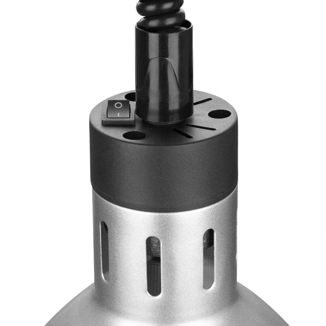 Apuro Retractable Heat Lamp Shade Silver Finish - DR758-A
