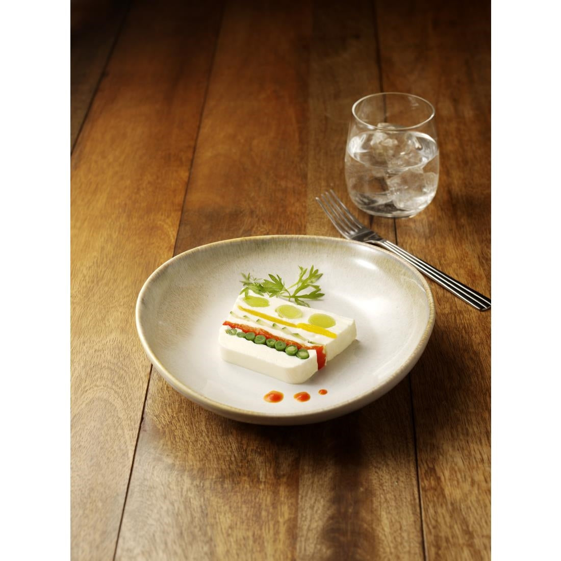 Olympia Birch Taupe Wide Bowls 208mm (Pack of 6) - DR784