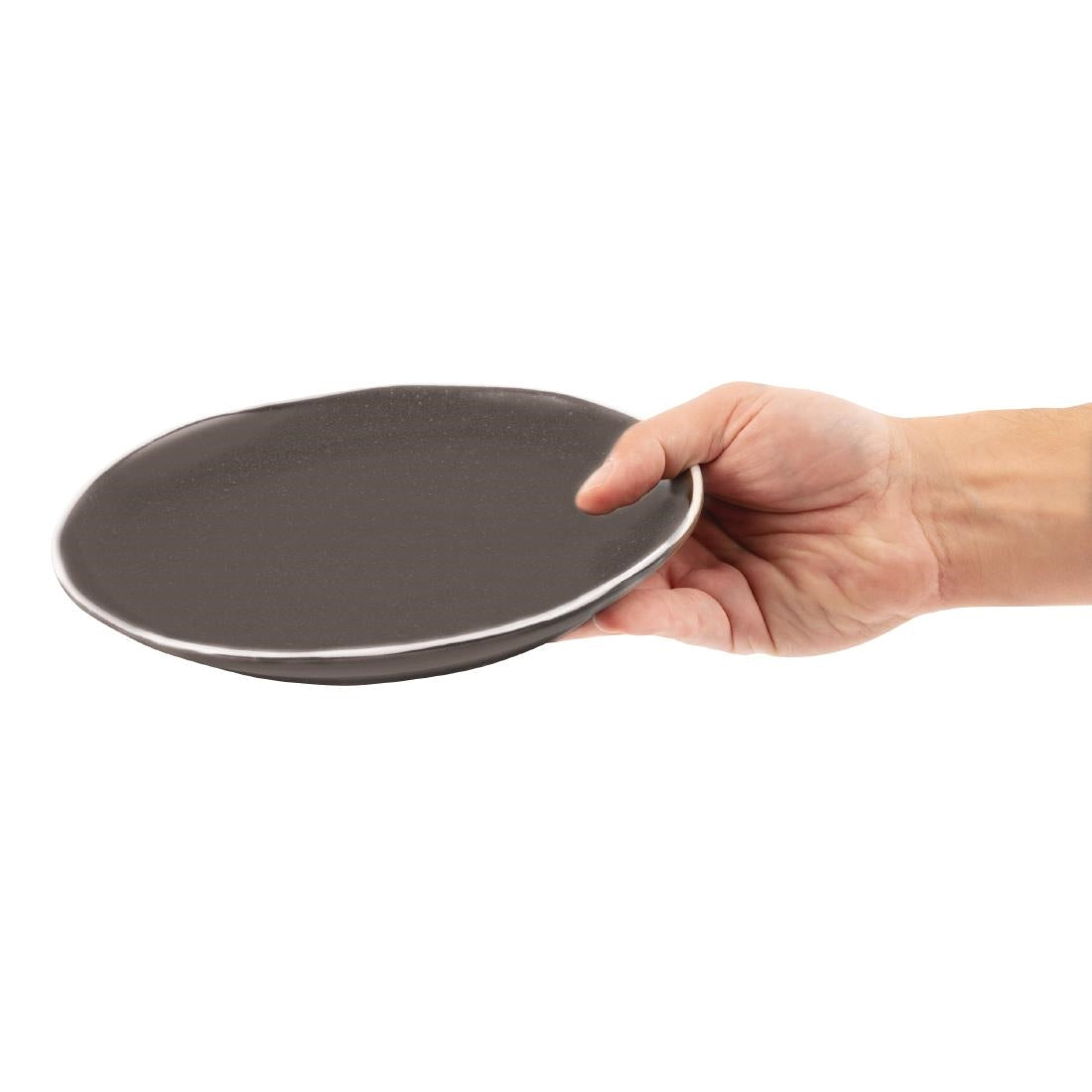 Olympia Chia Plates Charcoal 205mm - DR815