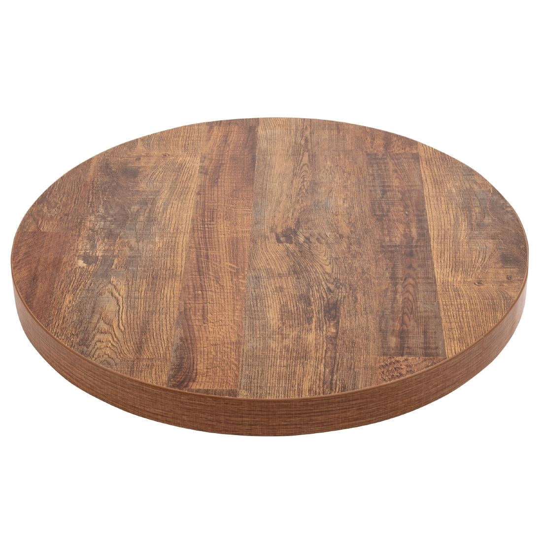 Bolero Pre-Drilled Round Table Top Urban Dark 600mm - DR822