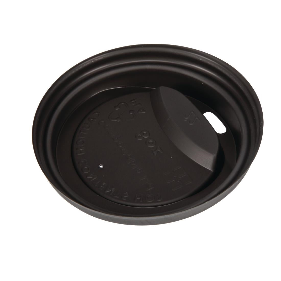 Fiesta Compostable Hot Cup Lids 225ml Pack of 50 - DS054