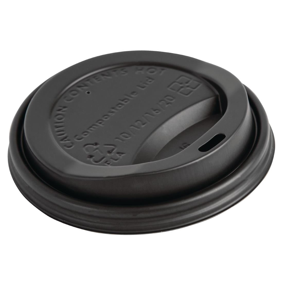 Fiesta Compostable Hot Cup Lids 340ml Pack of 1000 - DS053