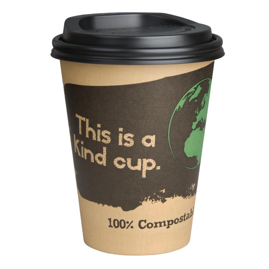 Fiesta Compostable Hot Cups Single Wall 340ml Pack of 50 - DS059