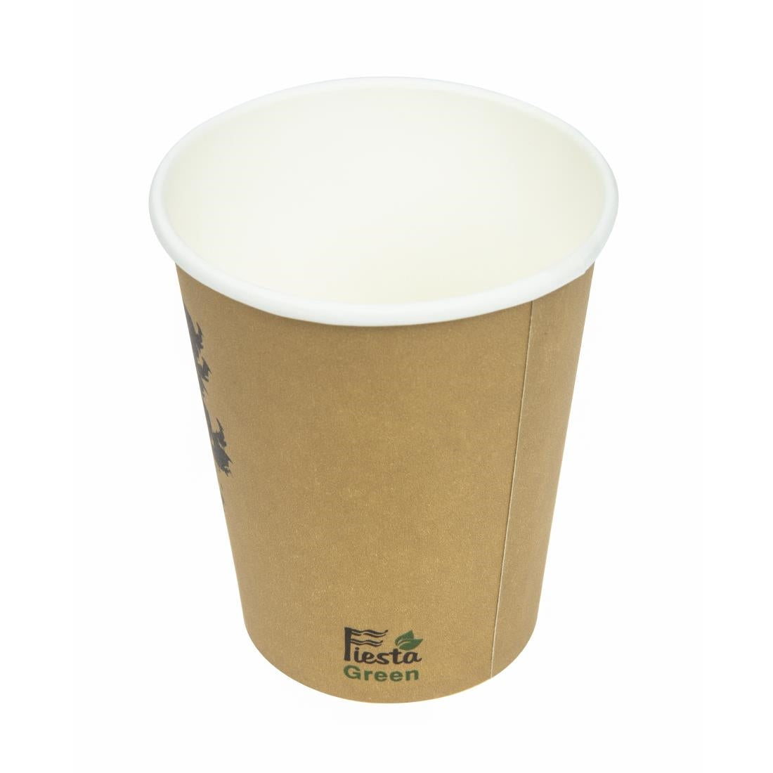 Fiesta Compostable Hot Cups Single Wall 225ml Pack of 50 - DS057