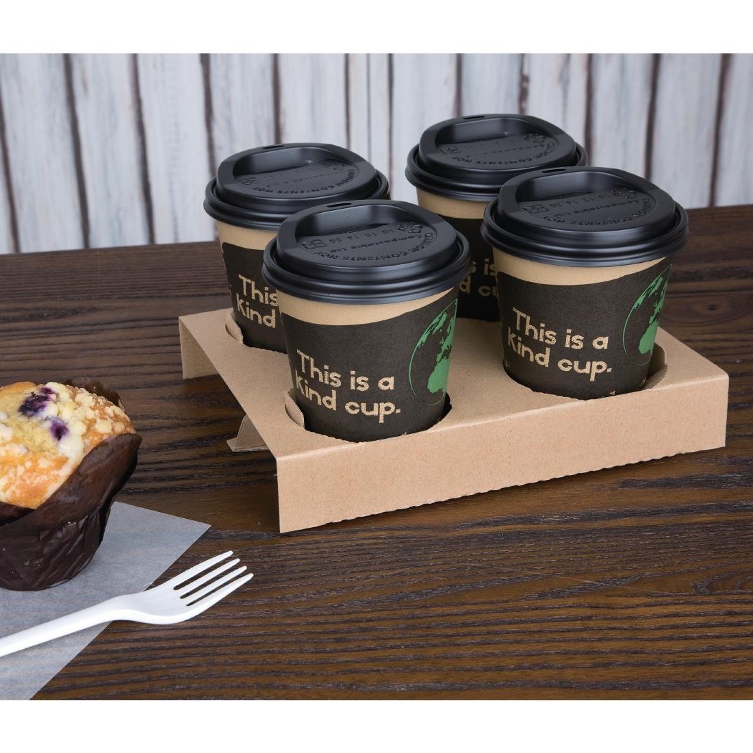 Fiesta Compostable Hot Cups Single Wall 340ml Pack of 1000 - DS058