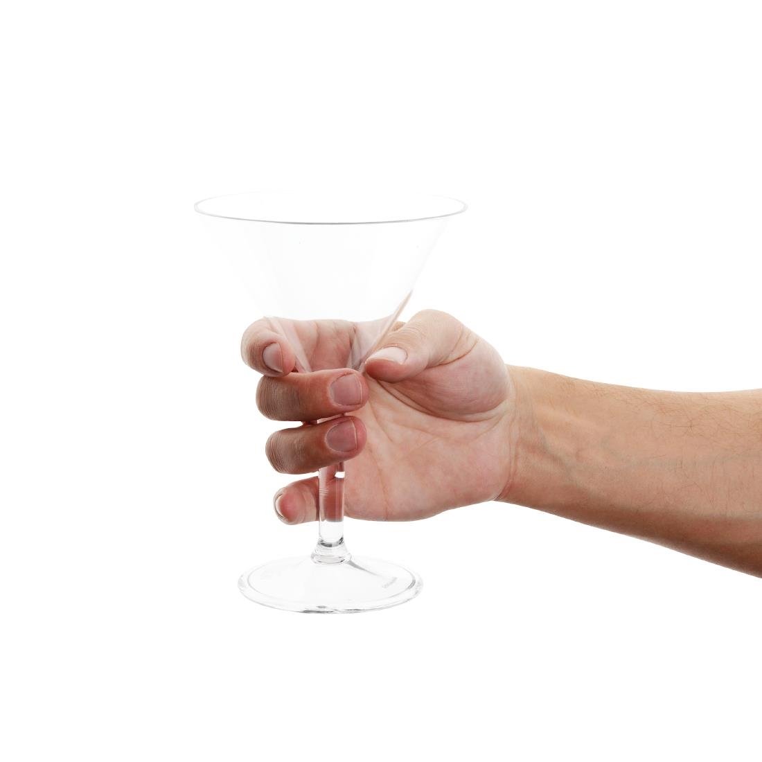 Olympia Kristallon Polycarbonate Martini Glass 300ml (12 Pack) - DS131