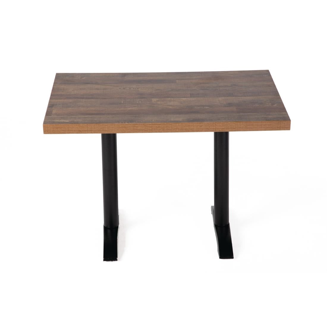 Bolero Pre-drilled Rectangular Table Top Urban Dark 1100x700mm - DT440