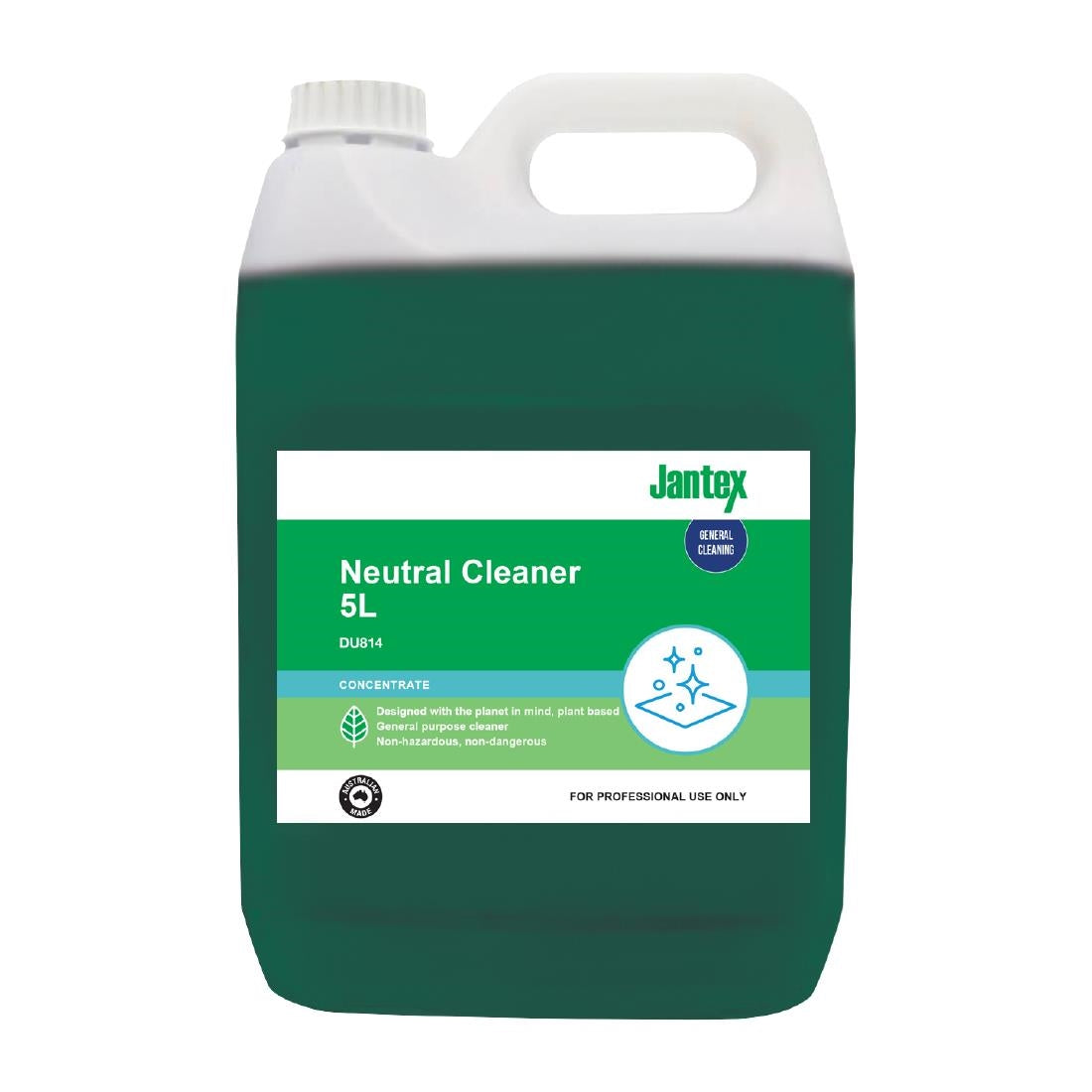 Jantex Green Neutral Cleaner Concentrate 5Ltr - DU814