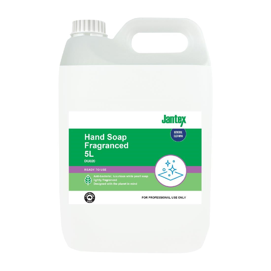 Jantex Green Hand Soap Fragranced 5Ltr - DU820