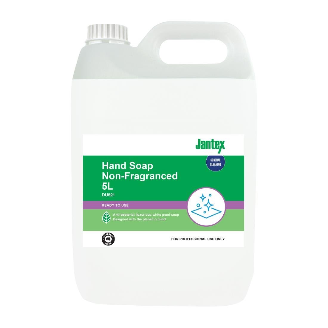 Jantex Green Hand Soap Non-Fragranced 5Ltr - DU821