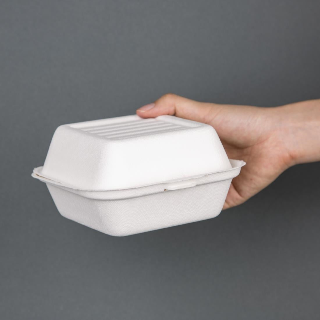 Fiesta Compostable Hinged Container 153mm - DW247