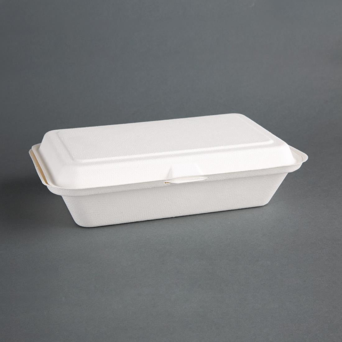 Fiesta Compostable Hinged Container 248mm (Pack of 250) - DW249