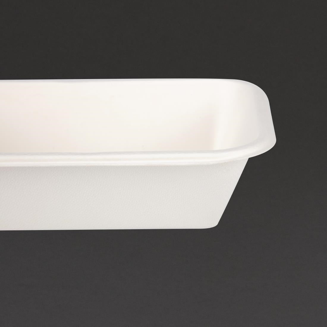 Fiesta Compostable Bagasse Food Trays 910ml (Pack of 50) - DW349