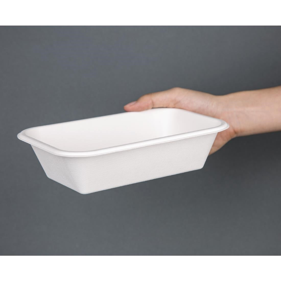 Fiesta Compostable Bagasse Food Trays 910ml (Pack of 50) - DW349
