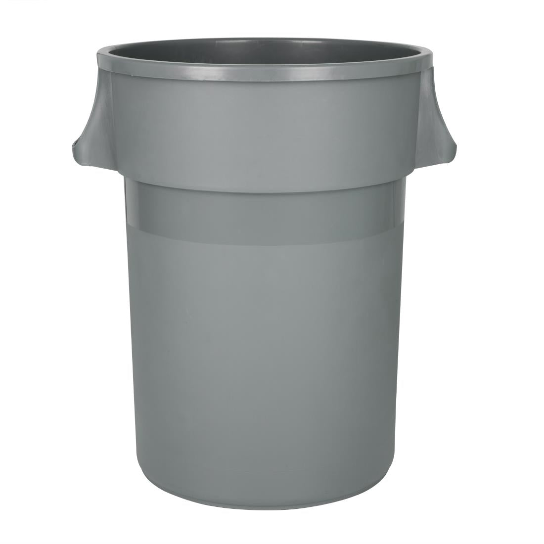 Jantex Heavy-Duty Round Bin Grey 160Ltr - DX498