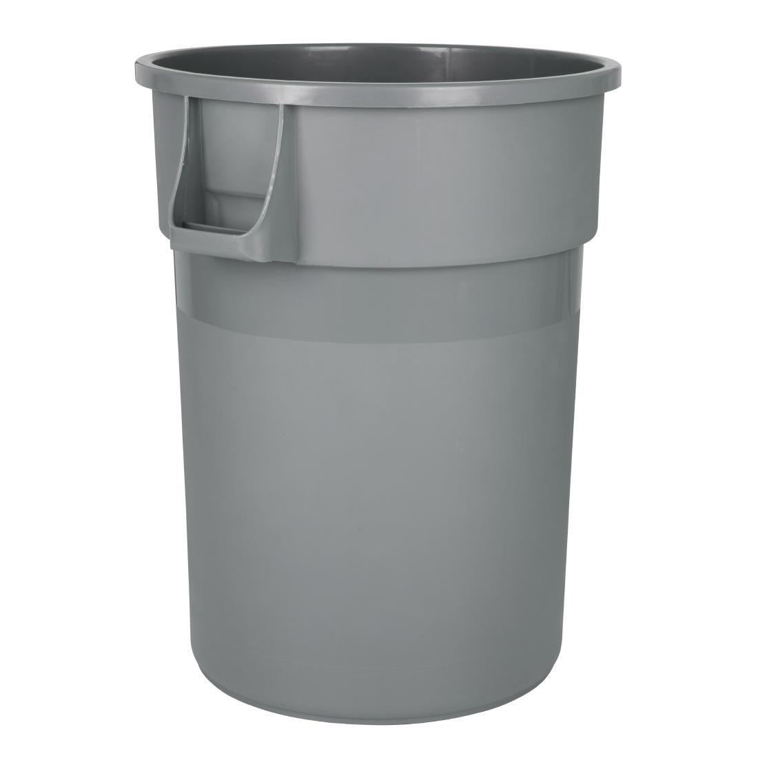Jantex Heavy-Duty Round Bin Grey 160Ltr - DX498