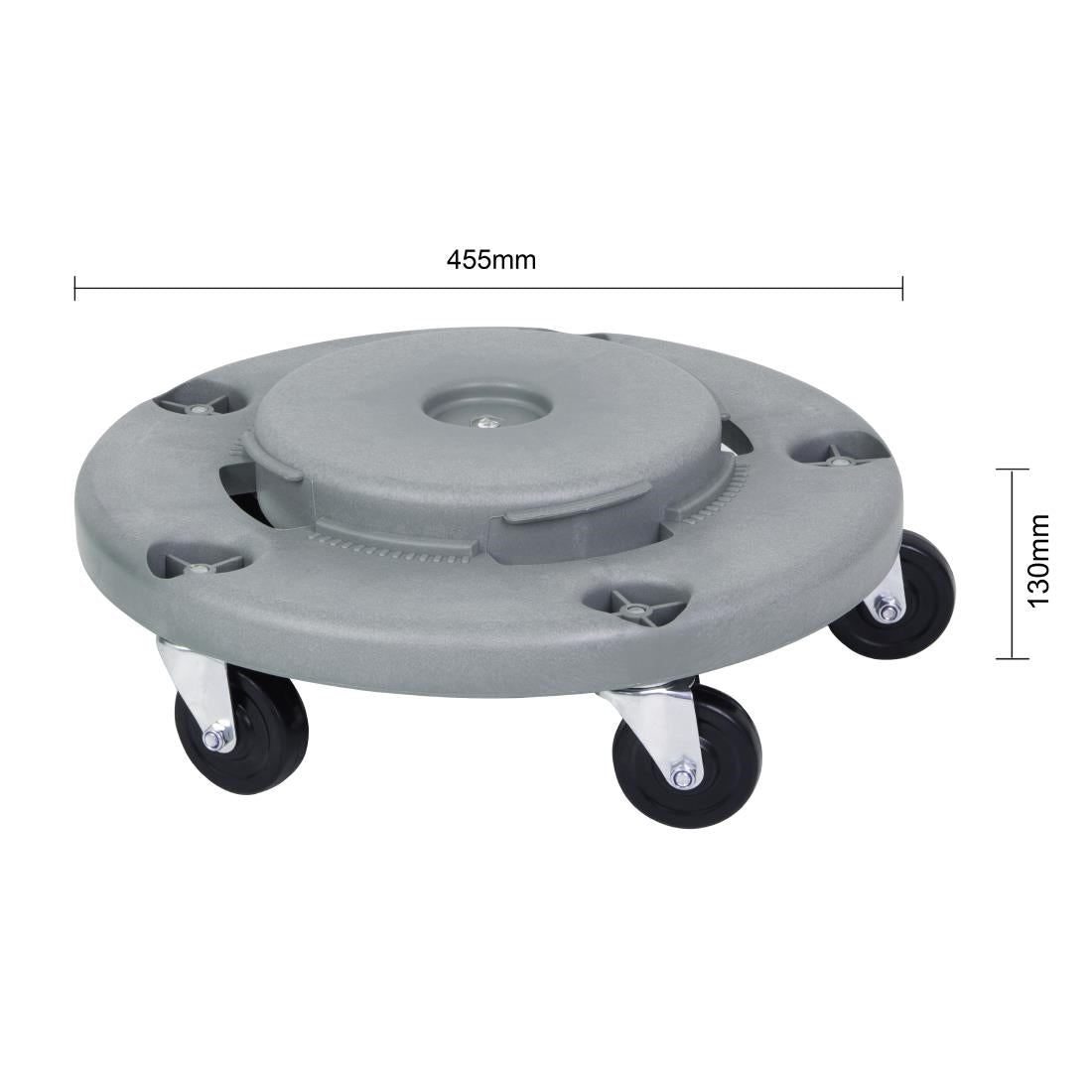Jantex Dolly for 160Ltr Heavy-Duty Round Bin - DX499