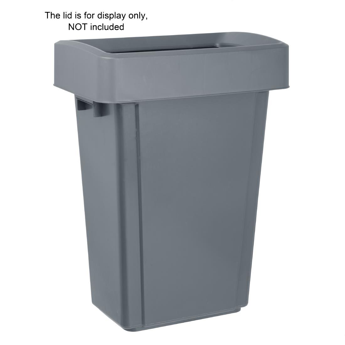 Jantex Slim Bin 60Ltr Grey - DX965