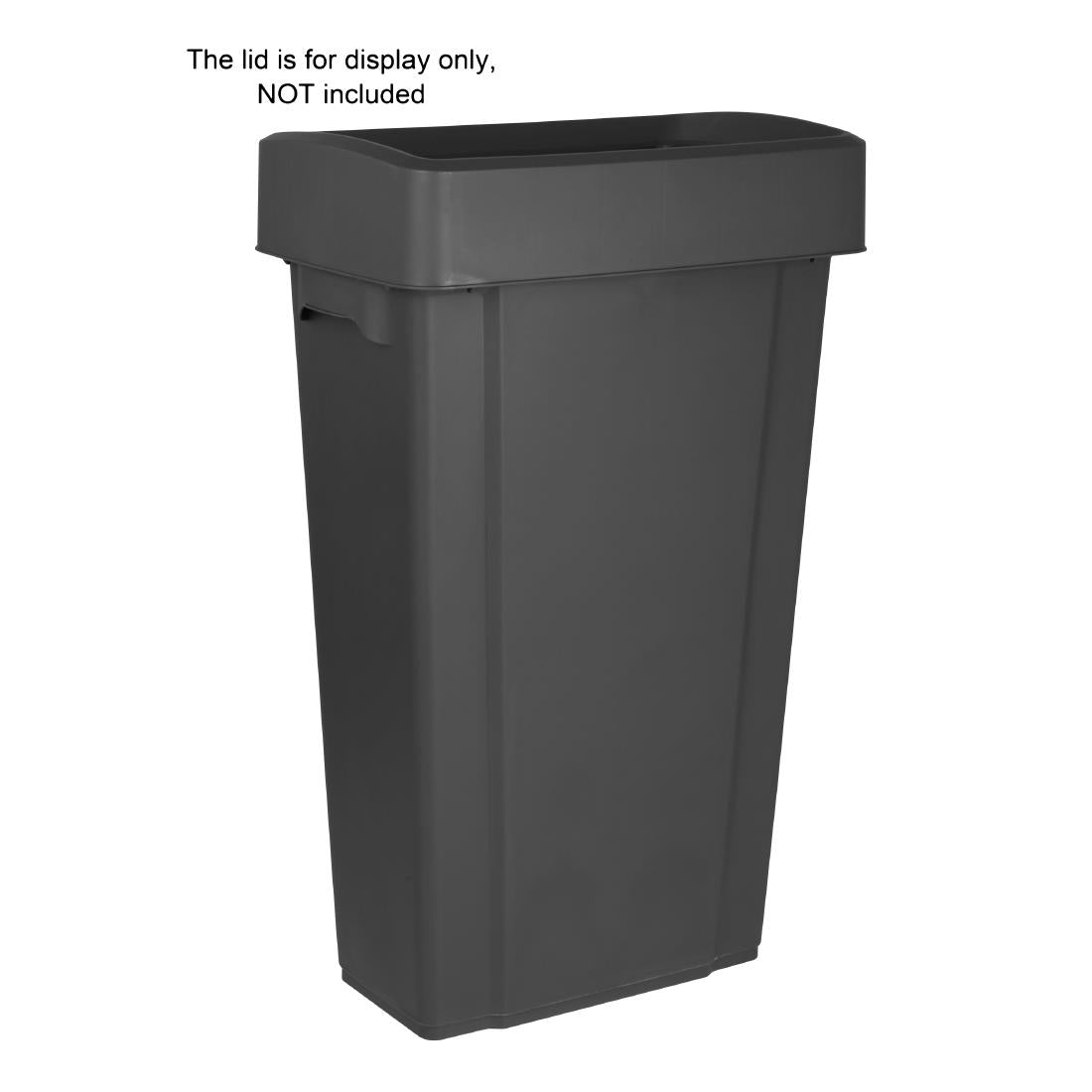 Jantex Slim Bin 80Ltr Black - DX966