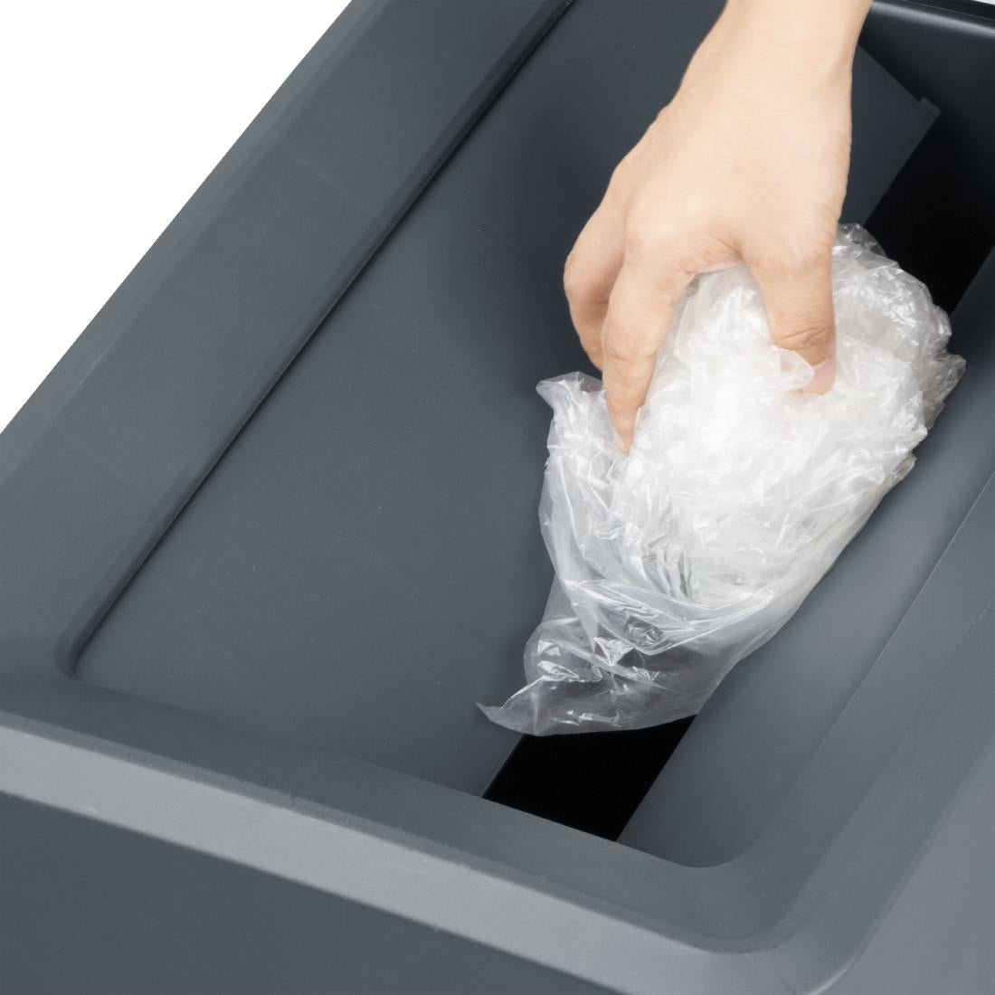 Jantex 60/80ltrs Slim Bin Lid Grey - DX968