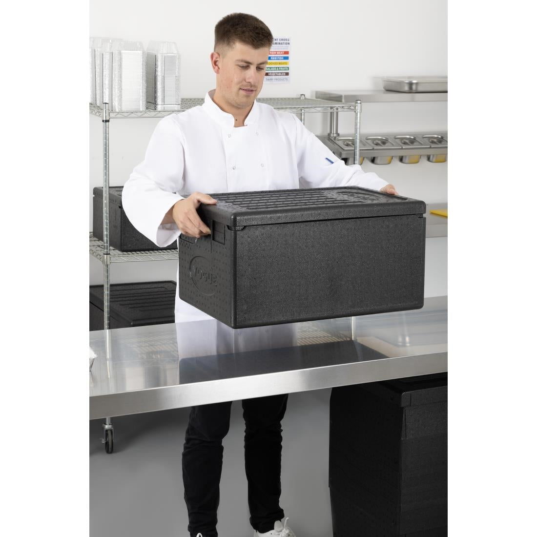 Vogue Insulated EPP Food Transport Box 46Ltr GN Size - DX990