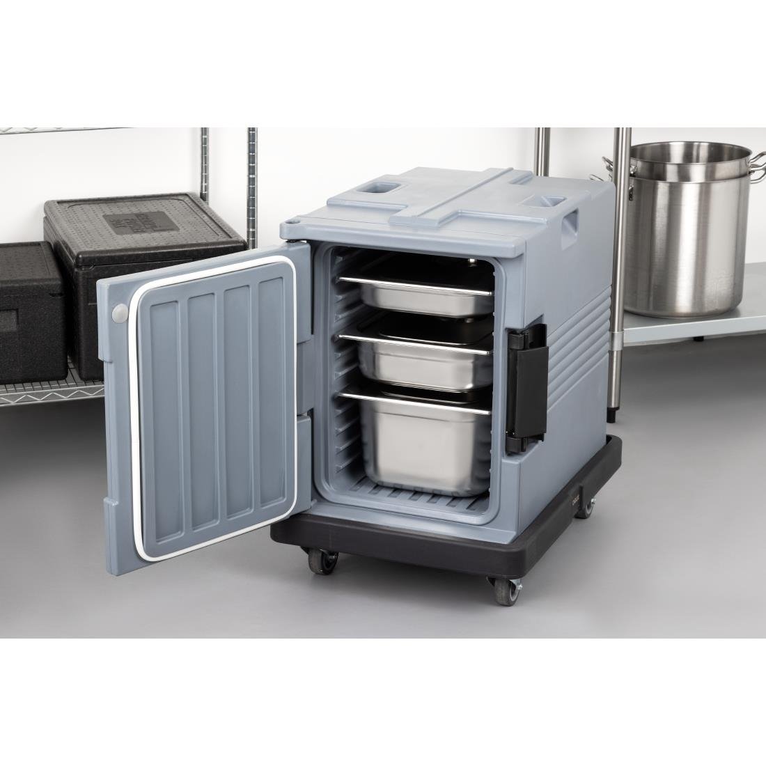 Vogue Thermal Box Carrying Trolley Black - DX994