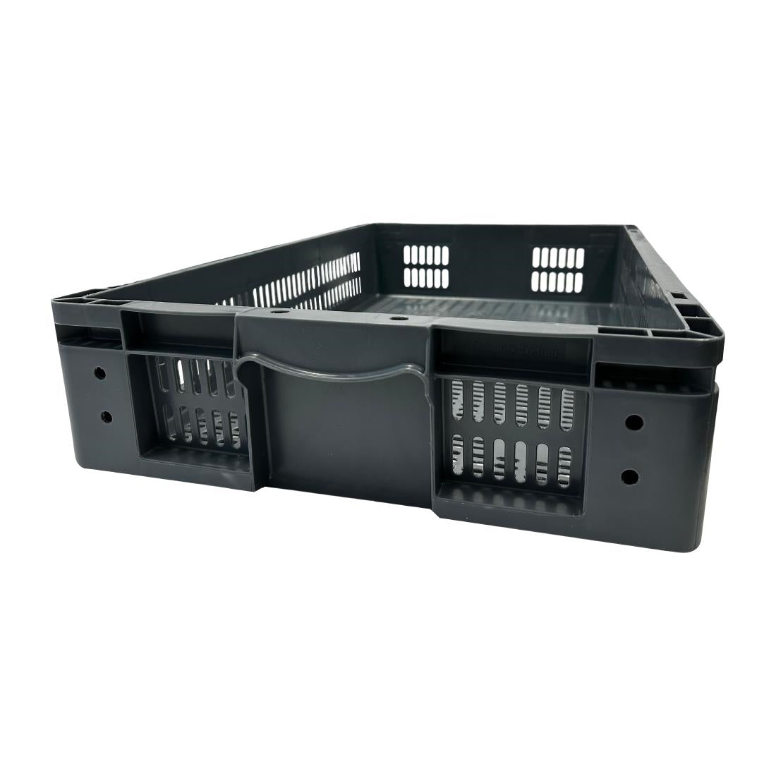 Vogue Perforated Plastic Storage Crate 600x400x120mm - DX999