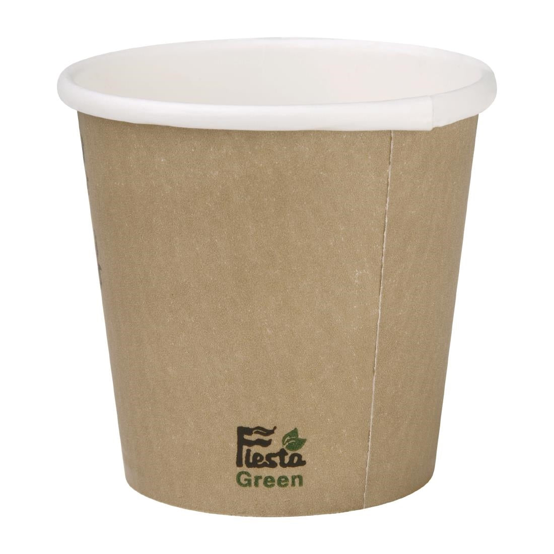 Fiesta Compostable Espresso Takeaway Cups Single Wall 114ml / 4oz (Pack of 50) - DY980