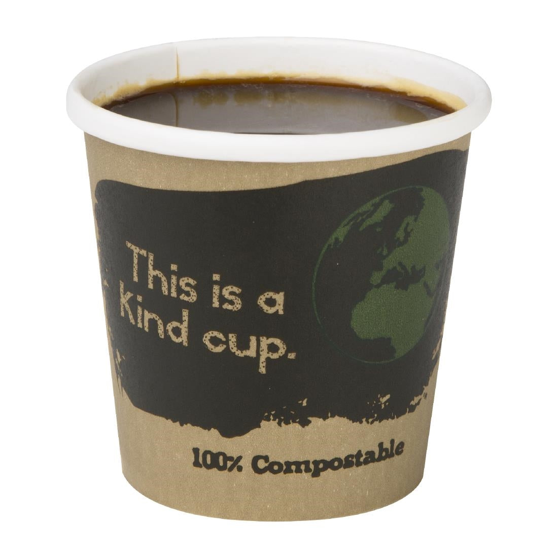 Fiesta Compostable Espresso Takeaway Cups Single Wall 114ml / 4oz (Pack of 1000) - DY981