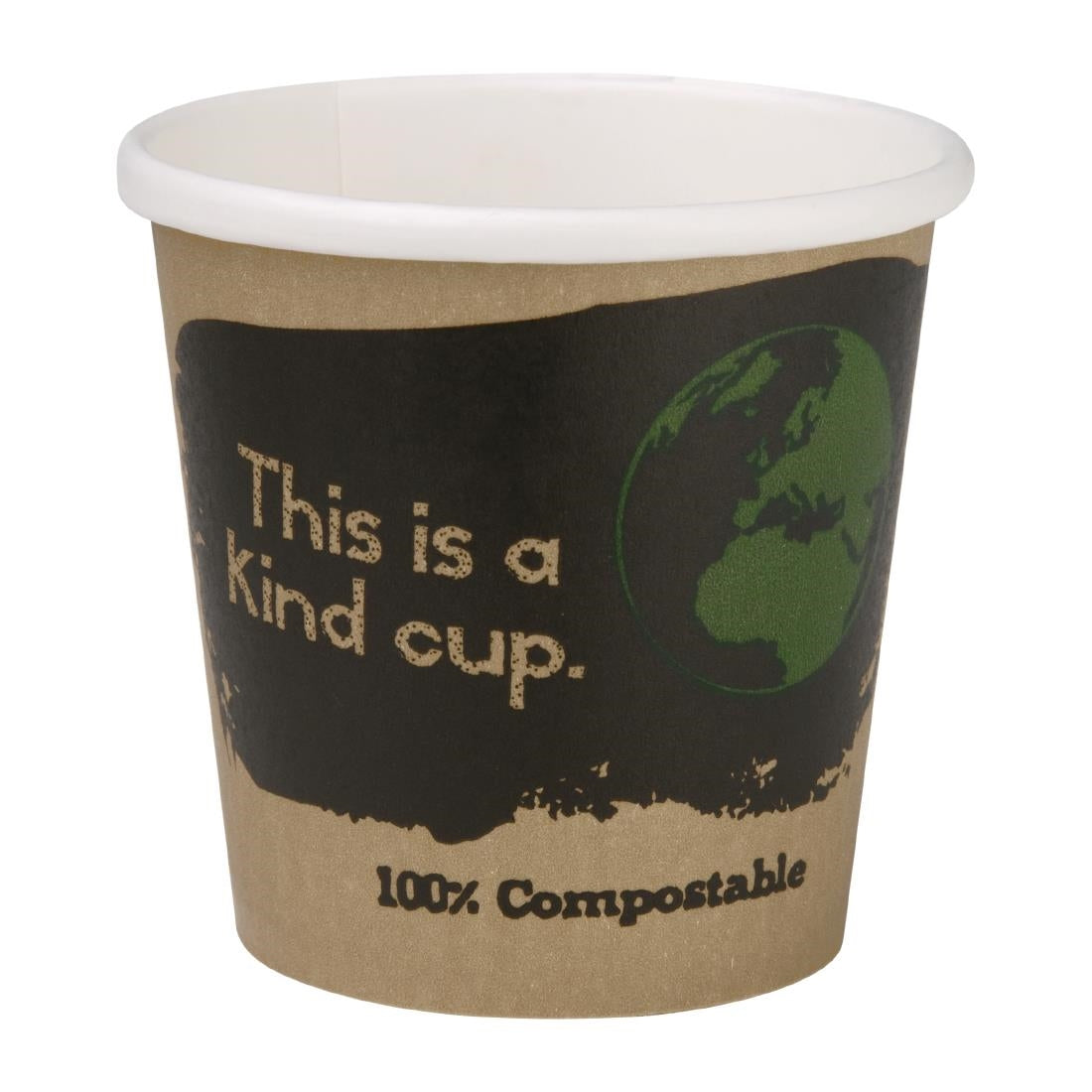 Fiesta Compostable Espresso Takeaway Cups Single Wall 114ml / 4oz (Pack of 1000) - DY981