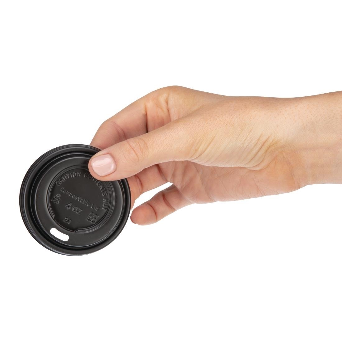 Fiesta Compostable Espresso Cup Lids 114ml (Pack of 1000) - DY983