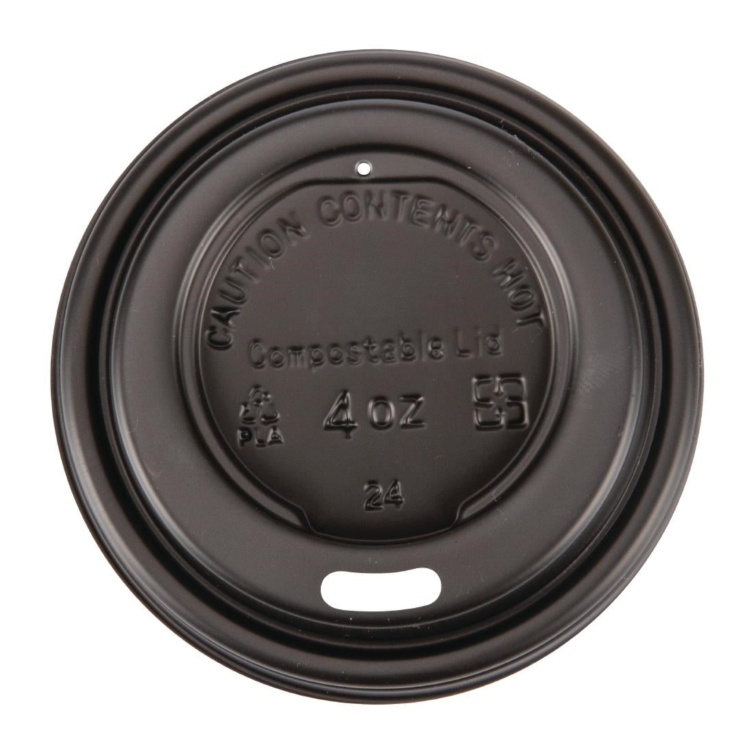 Fiesta Compostable Espresso Cup Lids 114ml / 4oz (Pack of 50) - DY982