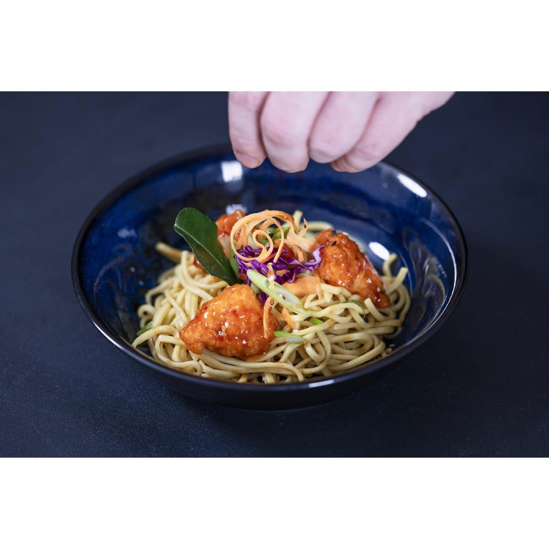 Olympia Luna Midnight Blue Coupe Bowls 210mm (4 Pack) - DZ773