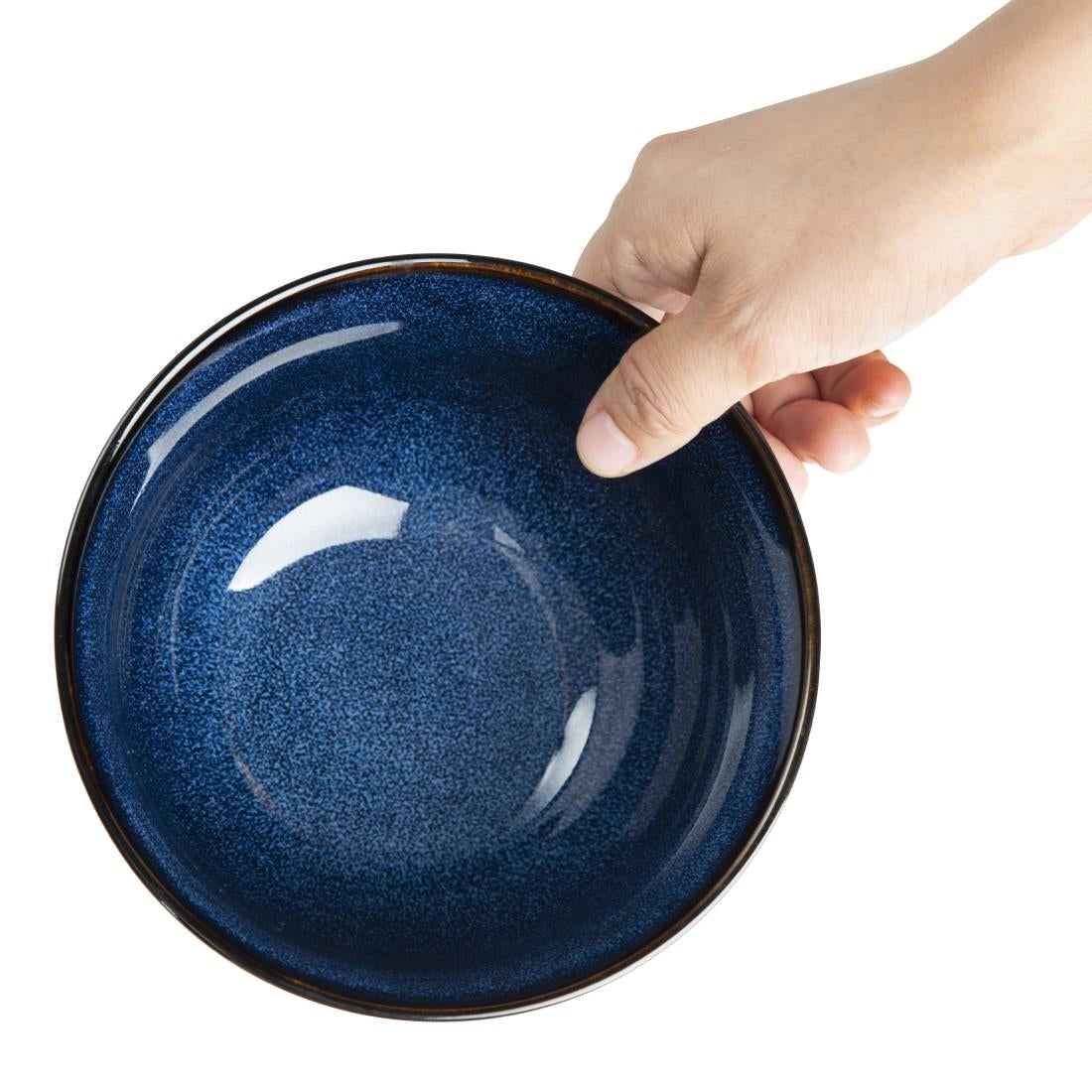 Olympia Luna Midnight Blue Footed Bowls 150mm (6 Pack) - DZ775