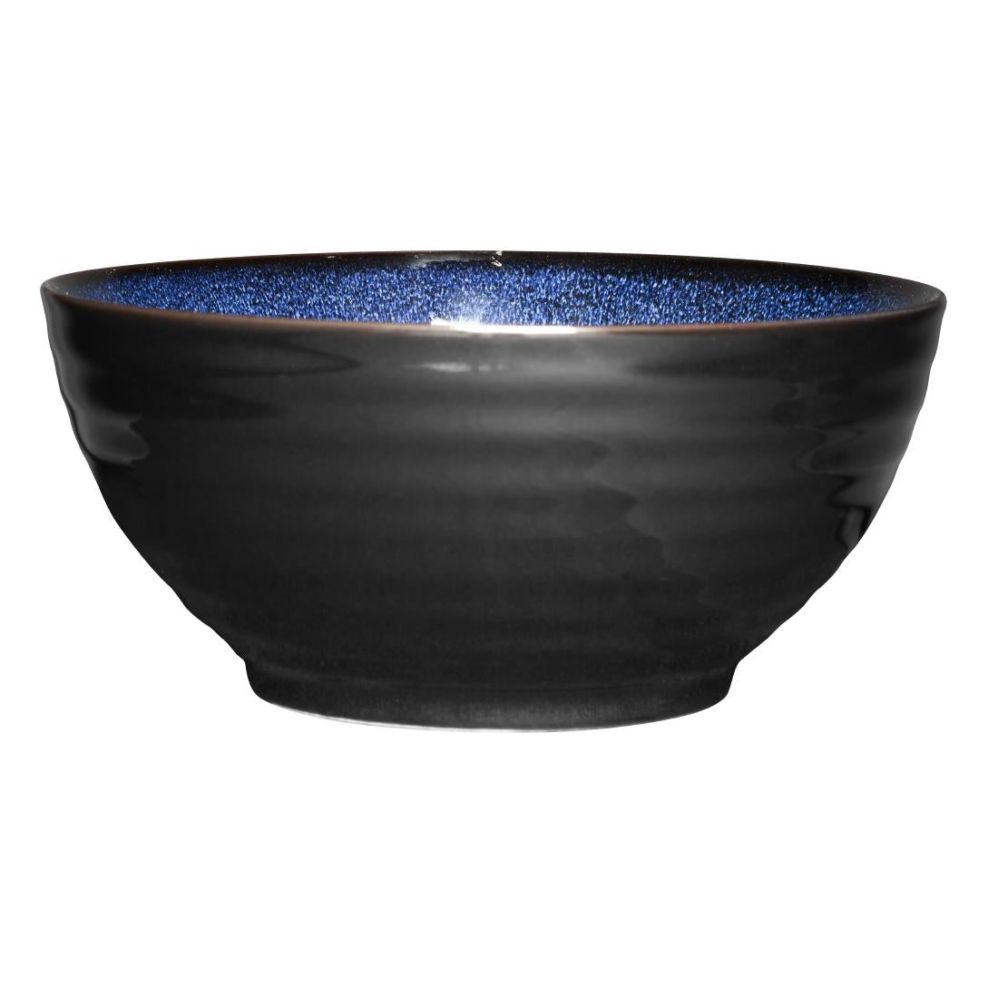 Olympia Luna Midnight Blue Footed Bowls 205mm (4 Pack) - DZ776