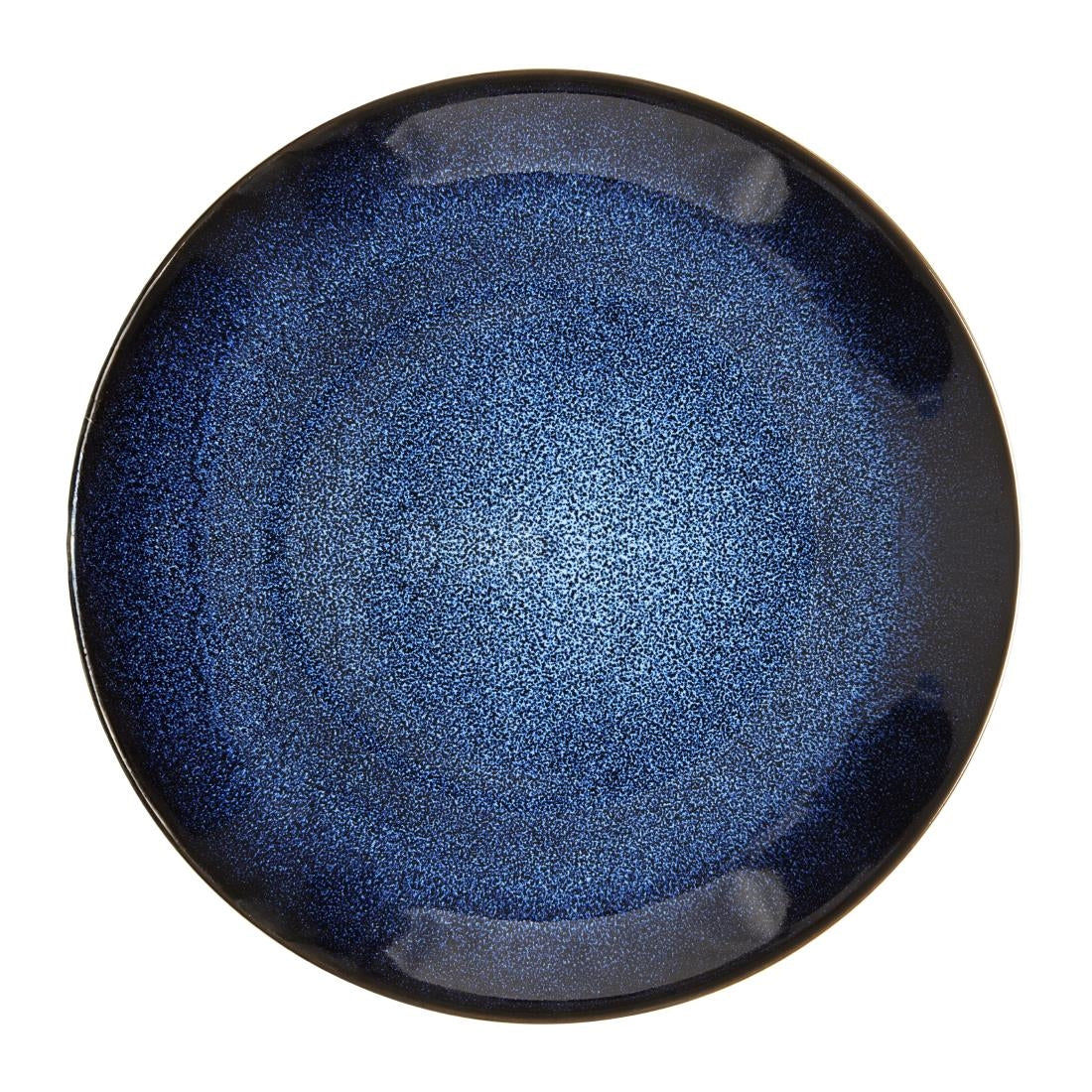 Olympia Luna Midnight Blue Coupe Plate 255mm (4 Pack) - DZ778