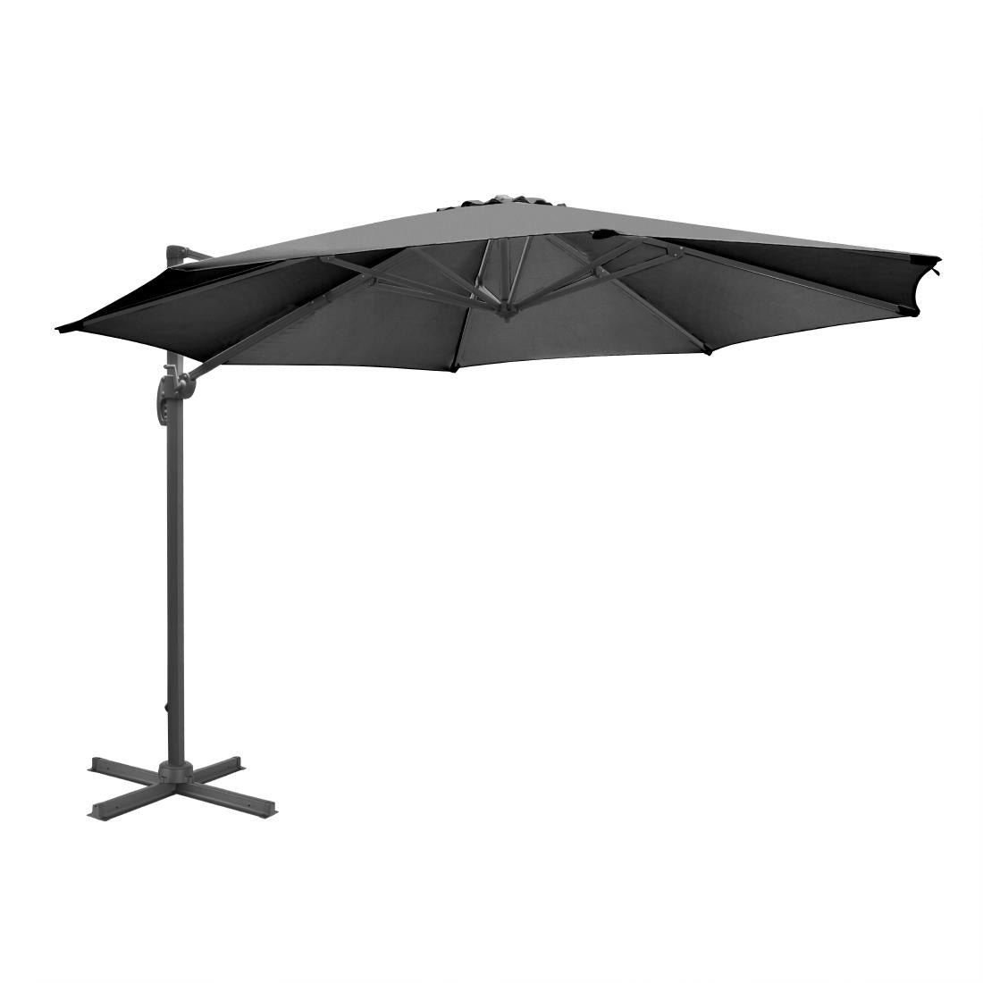 Bolero Venice Heavy Duty Umbrella Black 3.5m - DZ872