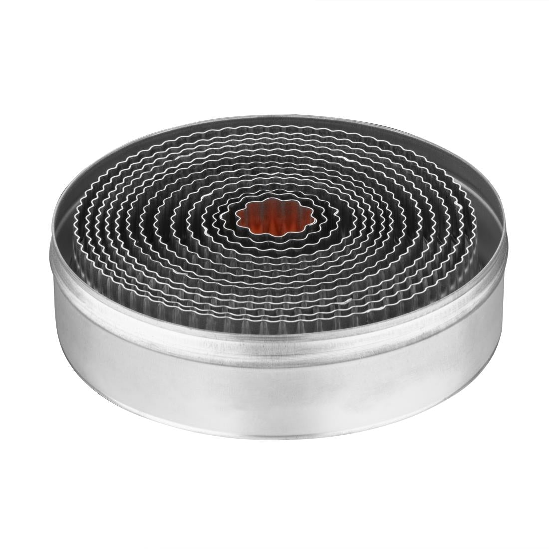 Vogue Round Fluted Pastry Cutter Set - E019