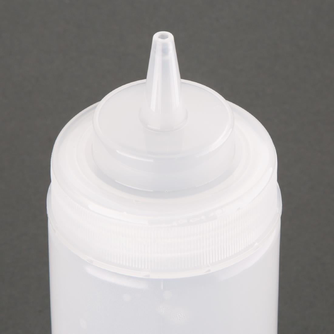 Vogue Clear Wide Neck Squeeze Sauce Bottle 454ml - E092
