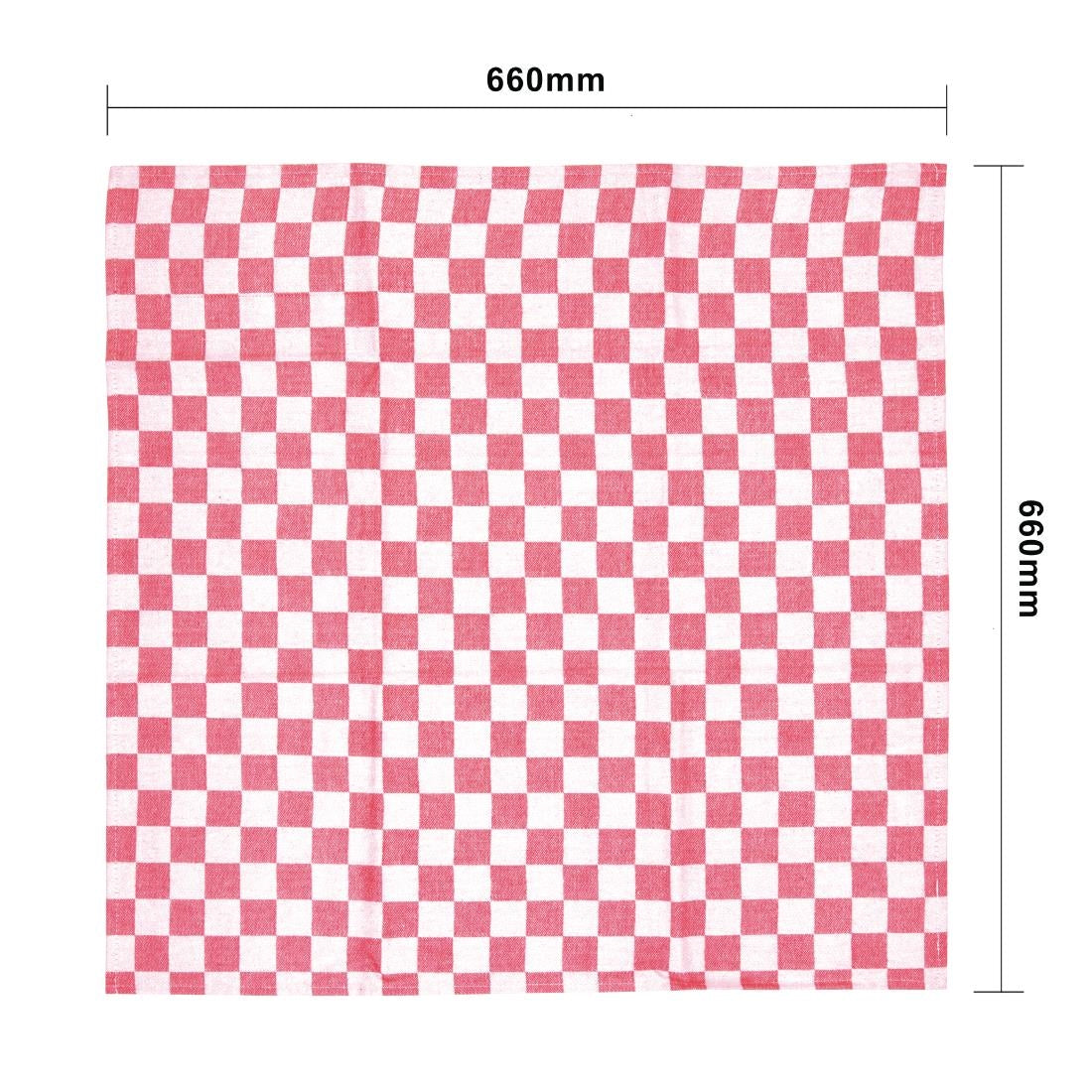 Vogue Chef Tea Towel Red - E579