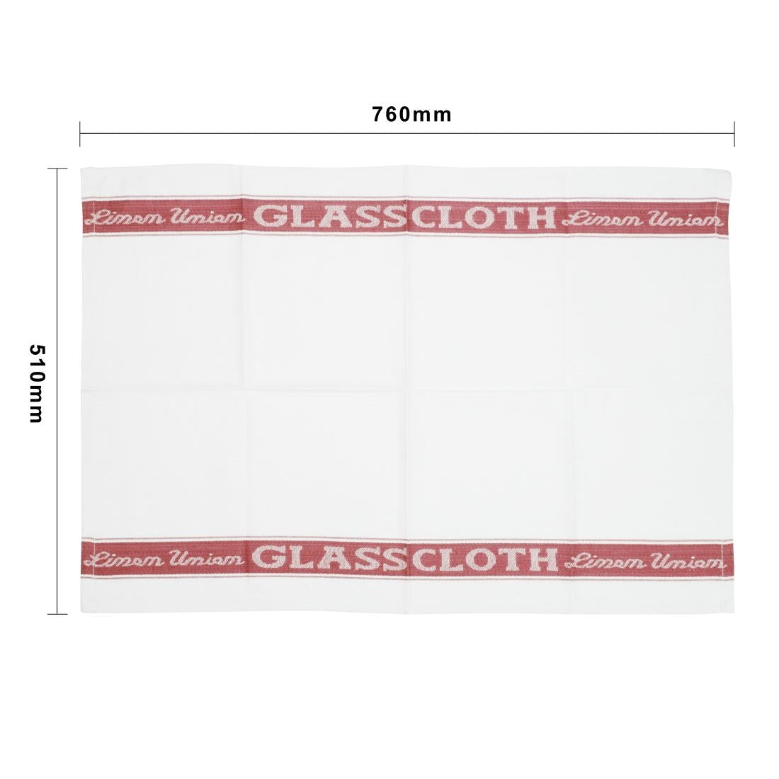 Vogue Glass Cloth Red - E910