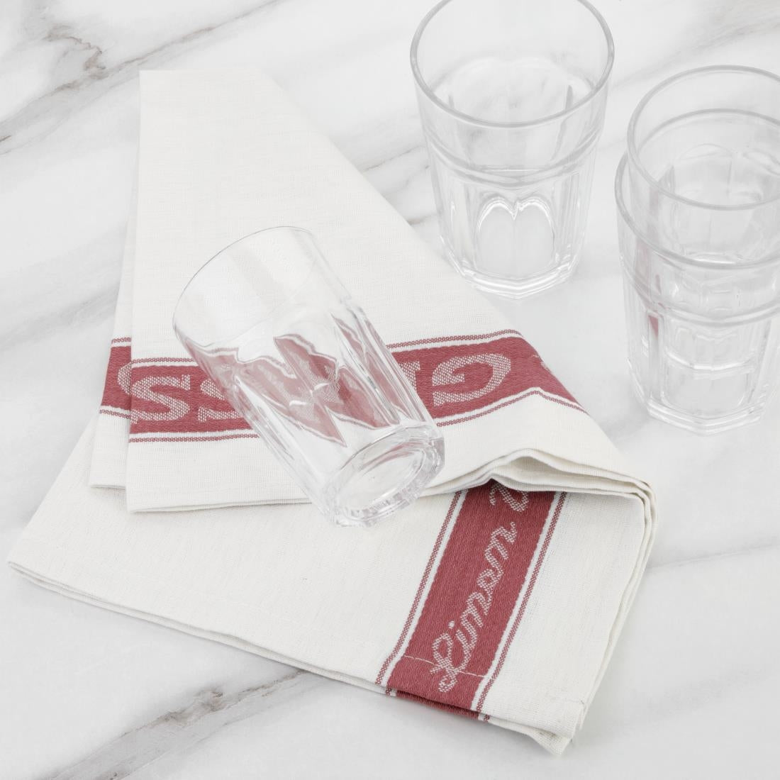 Vogue Glass Cloth Red - E910
