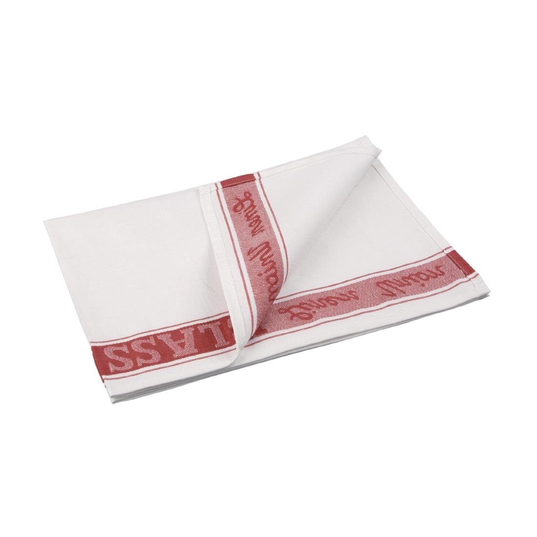 Vogue Glass Cloth Red - E910