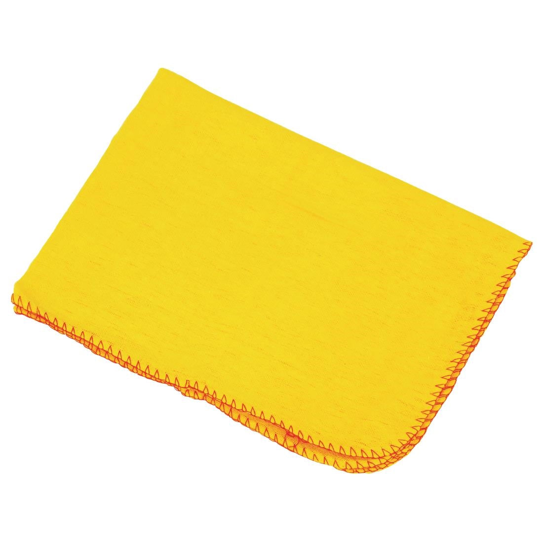 Jantex Yellow Duster Cloths (Pack of 10) - E943