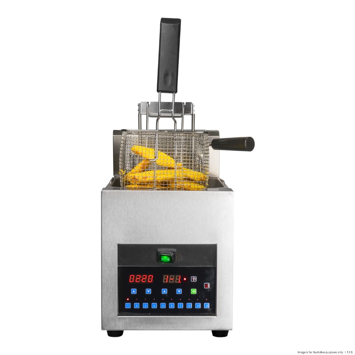 Benchstar Single Tank Auto Lifting Electric Fryer - EF-3250SAL