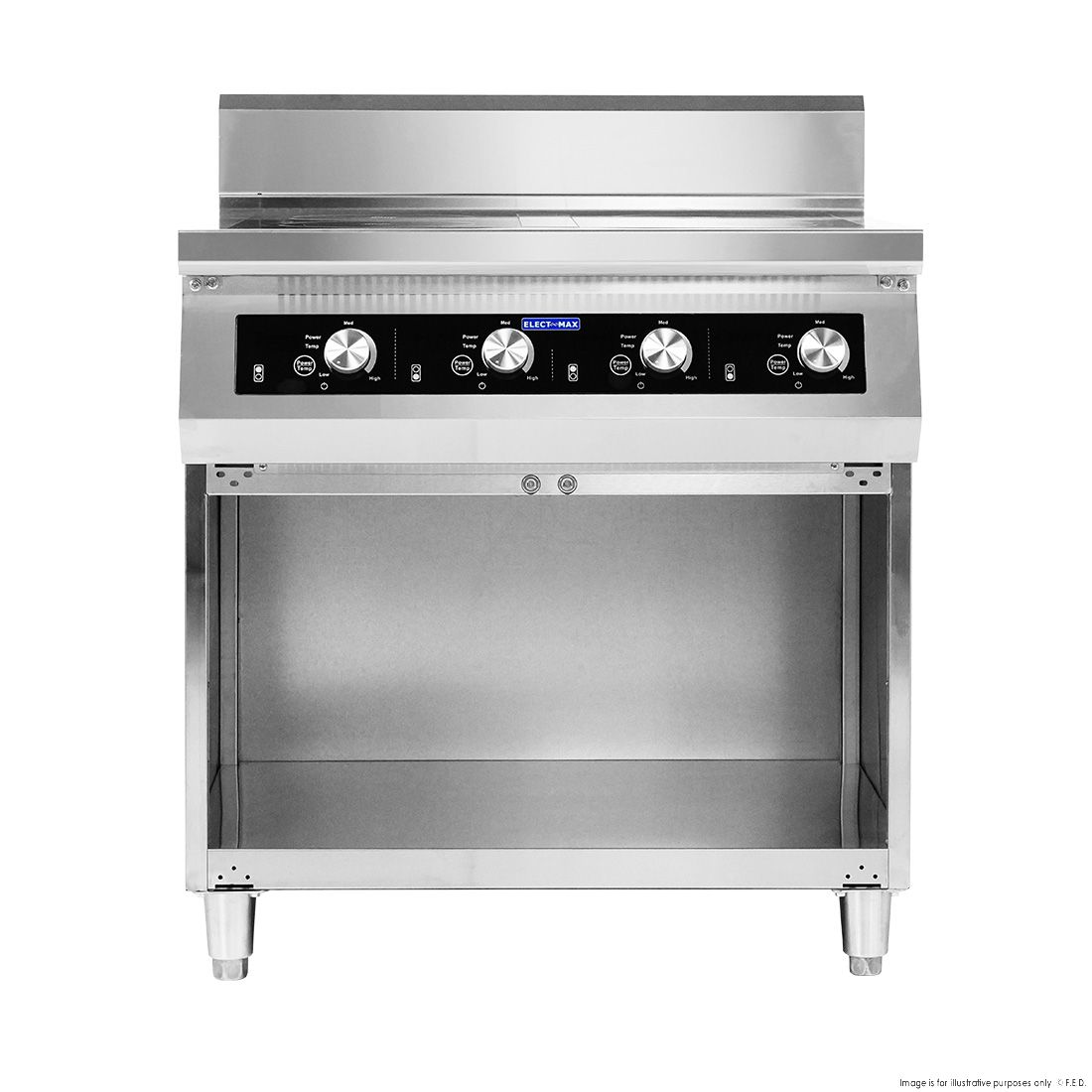 ElectMax 900 Series Induction 4 Buner Cooker with Splashback EIC9-800P