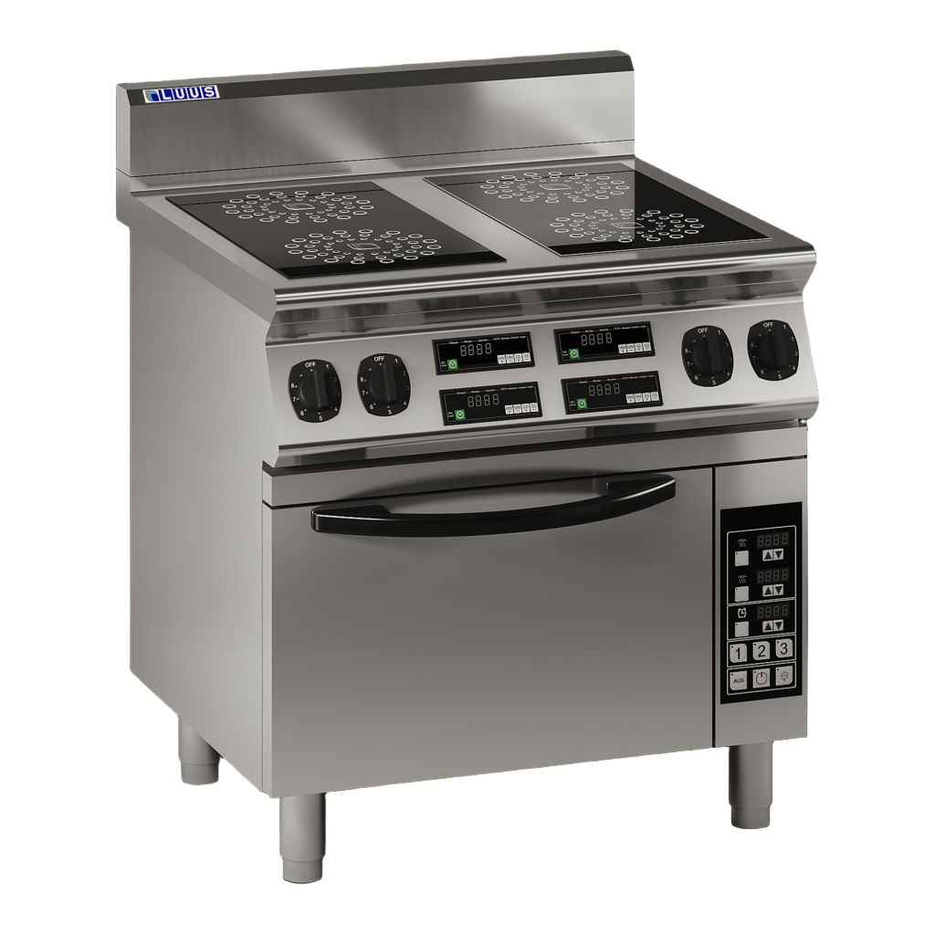 Luus 4 Burner Induction Cooktop with Oven ER7-4B