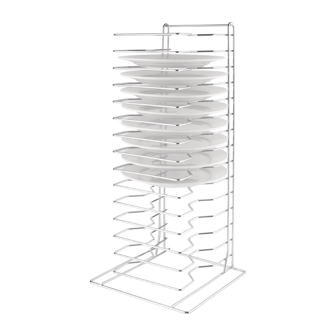Vogue Pizza Pan Stacking Rack 15 Slot - F027