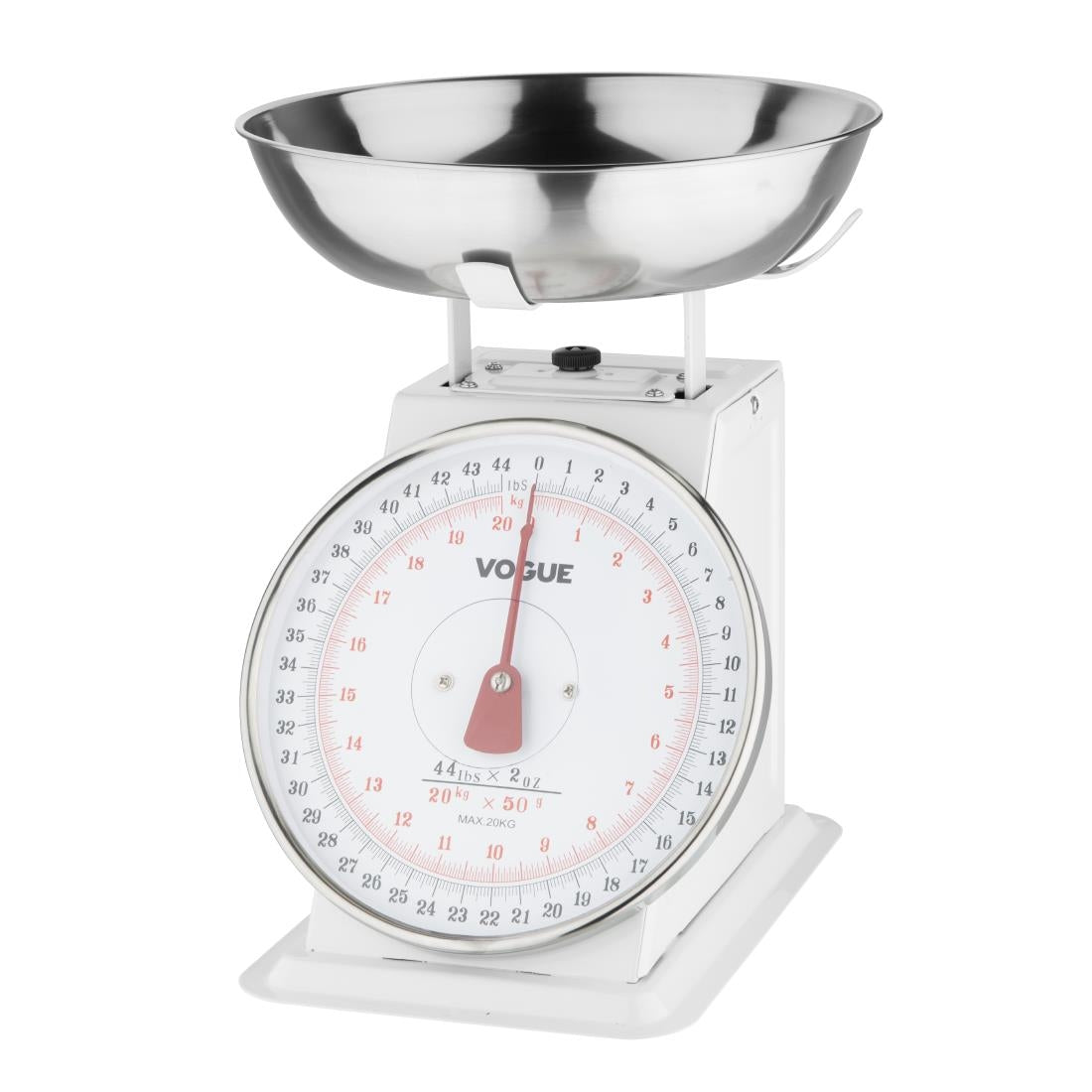 Vogue Kitchen Scale Bowl Top - 20kg Grad. 50g - F176